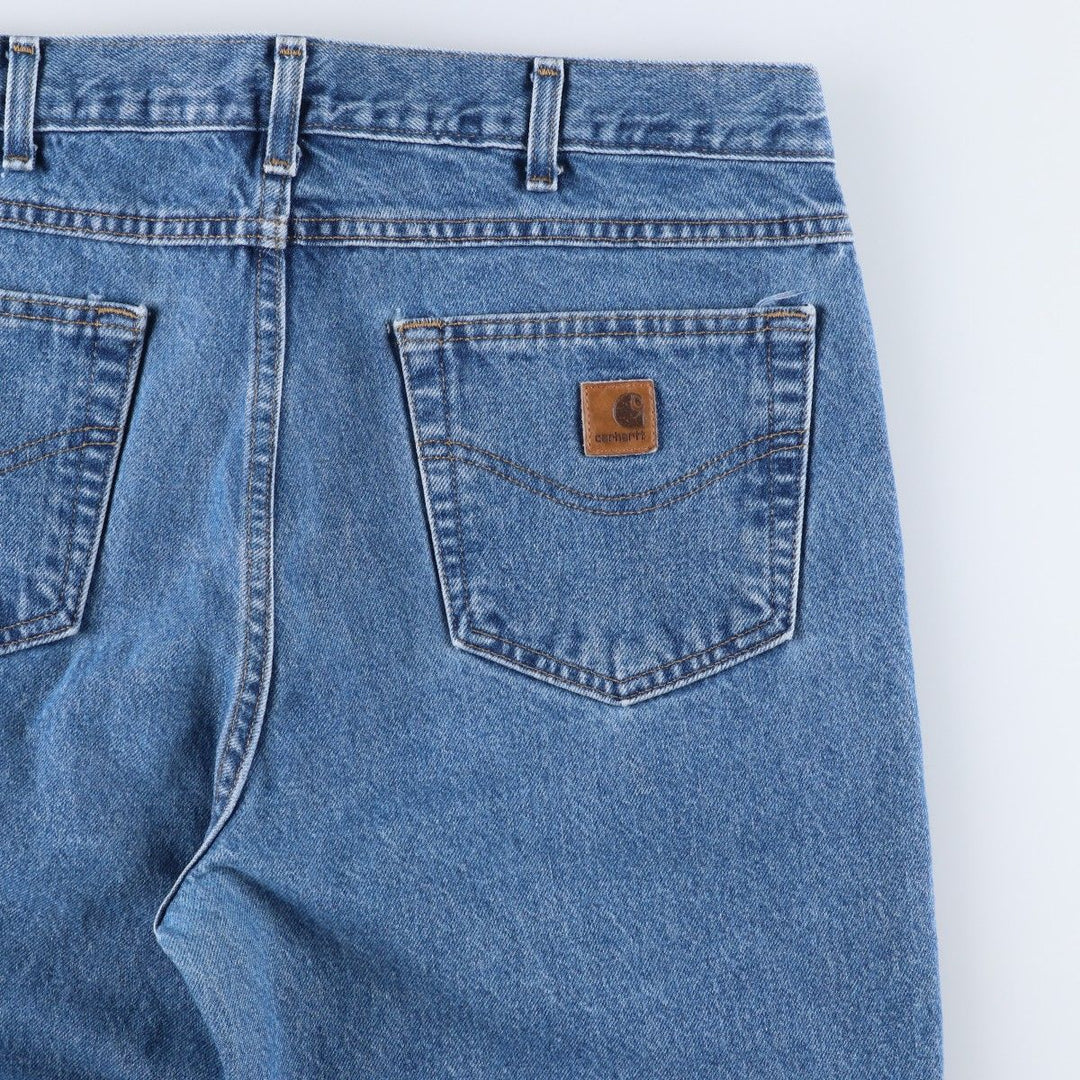 Carhartt Traditional Fit Tapered Denim Pants, Made in Mexico, Men's Size 34 cotton blue type Vintage Second Hand