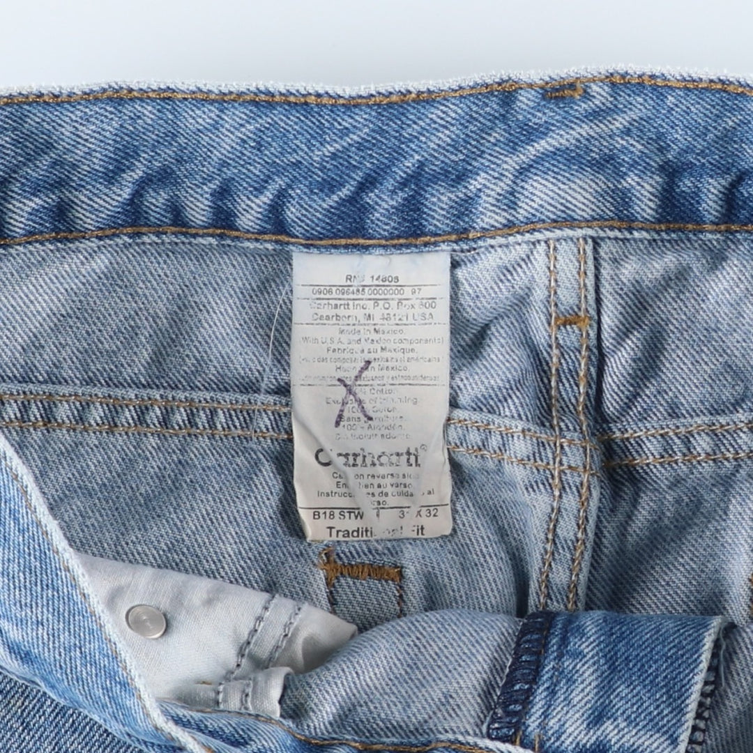 Carhartt Traditional Fit Straight Denim Pants, Men's, Size W30 cotton blue type Vintage Second Hand