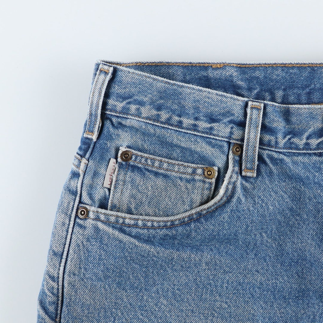 Carhartt Relaxed Fit Straight Denim Pants for Men, W34 equivalent cotton blue type Vintage Second Hand