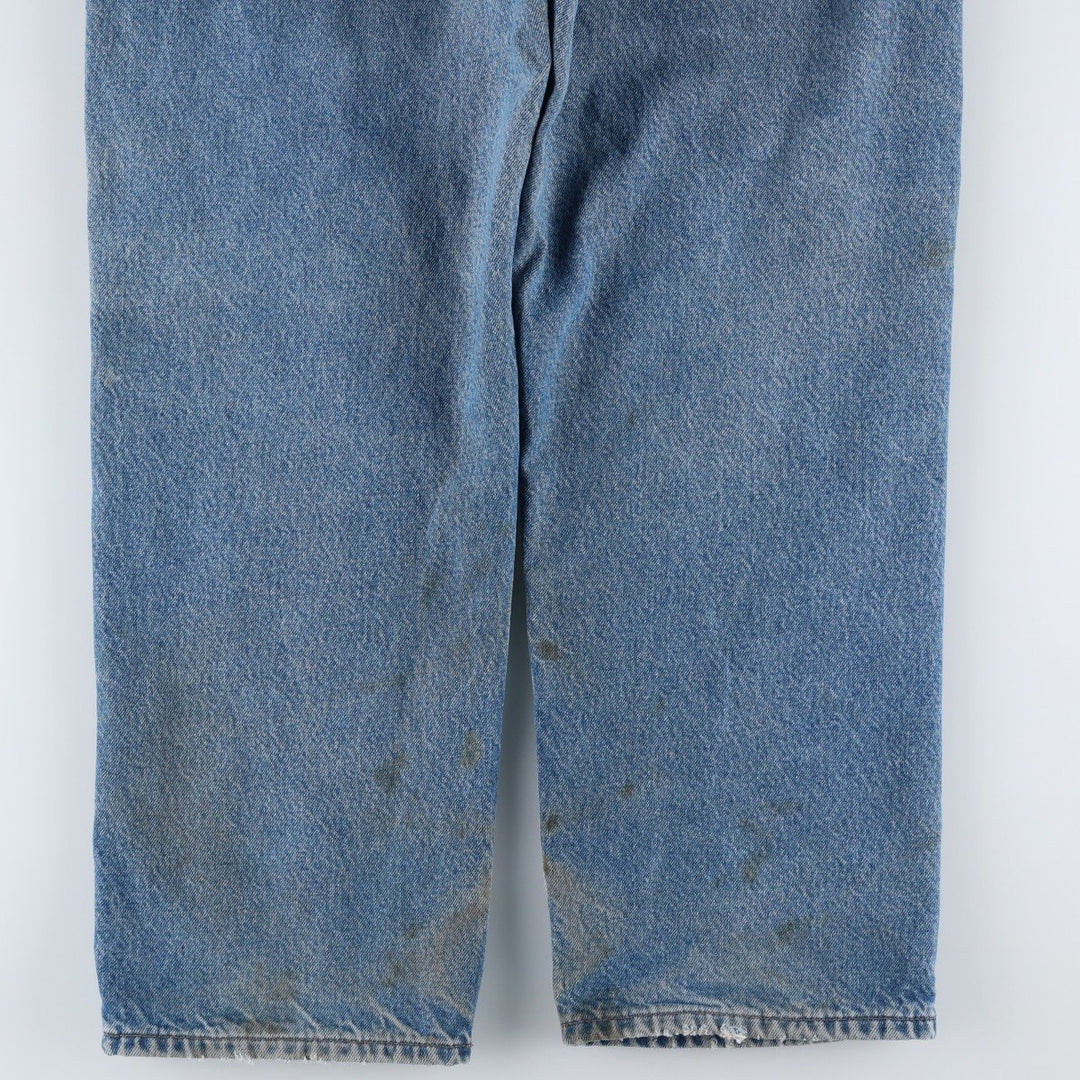 Carhartt Relaxed Fit Straight Denim Pants for Men, W34 equivalent cotton blue type Vintage Second Hand