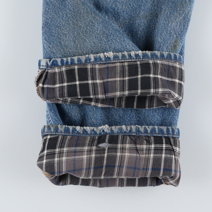 Carhartt Relaxed Fit Straight Denim Pants for Men, W34 equivalent cotton blue type Vintage Second Hand