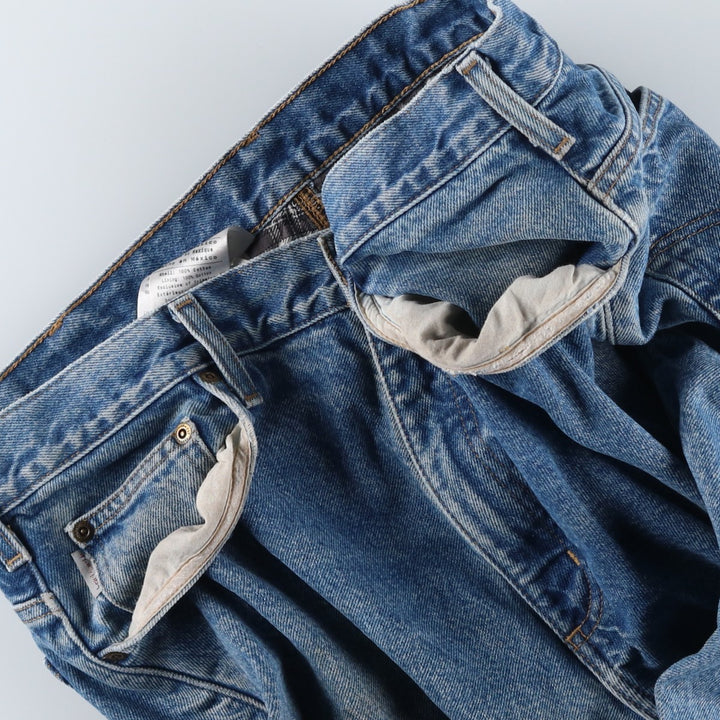 Carhartt Relaxed Fit Straight Denim Pants for Men, W34 equivalent cotton blue type Vintage Second Hand