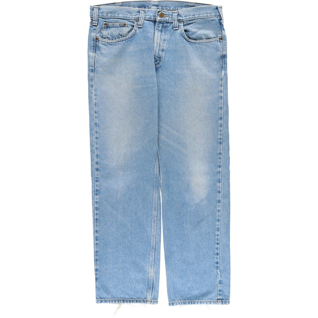 Carhartt Traditional FIT Straight Denim Pants for Men, W35 equivalent cotton blue type Vintage Second Hand