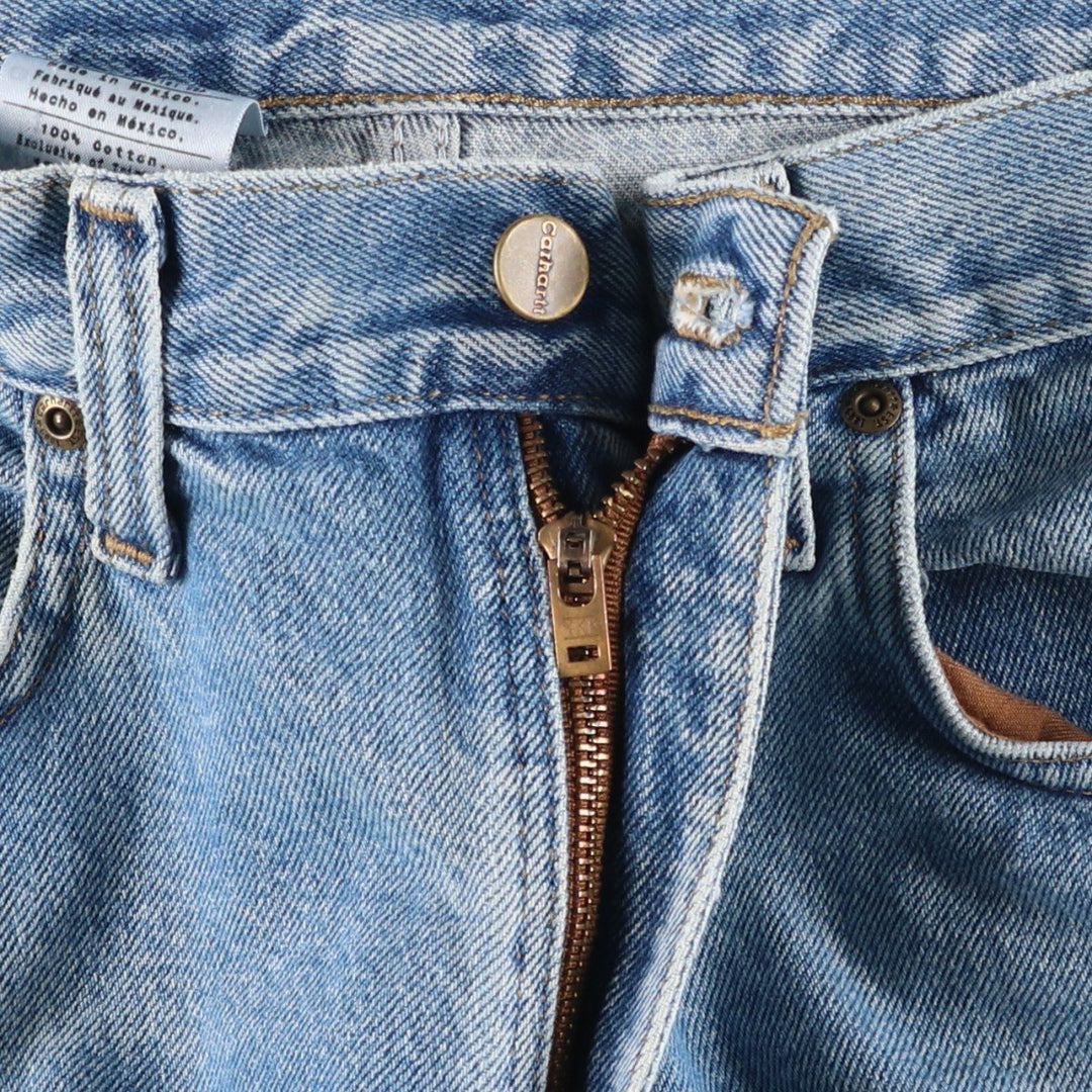 Carhartt Traditional FIT Straight Denim Pants for Men, W35 equivalent cotton blue type Vintage Second Hand