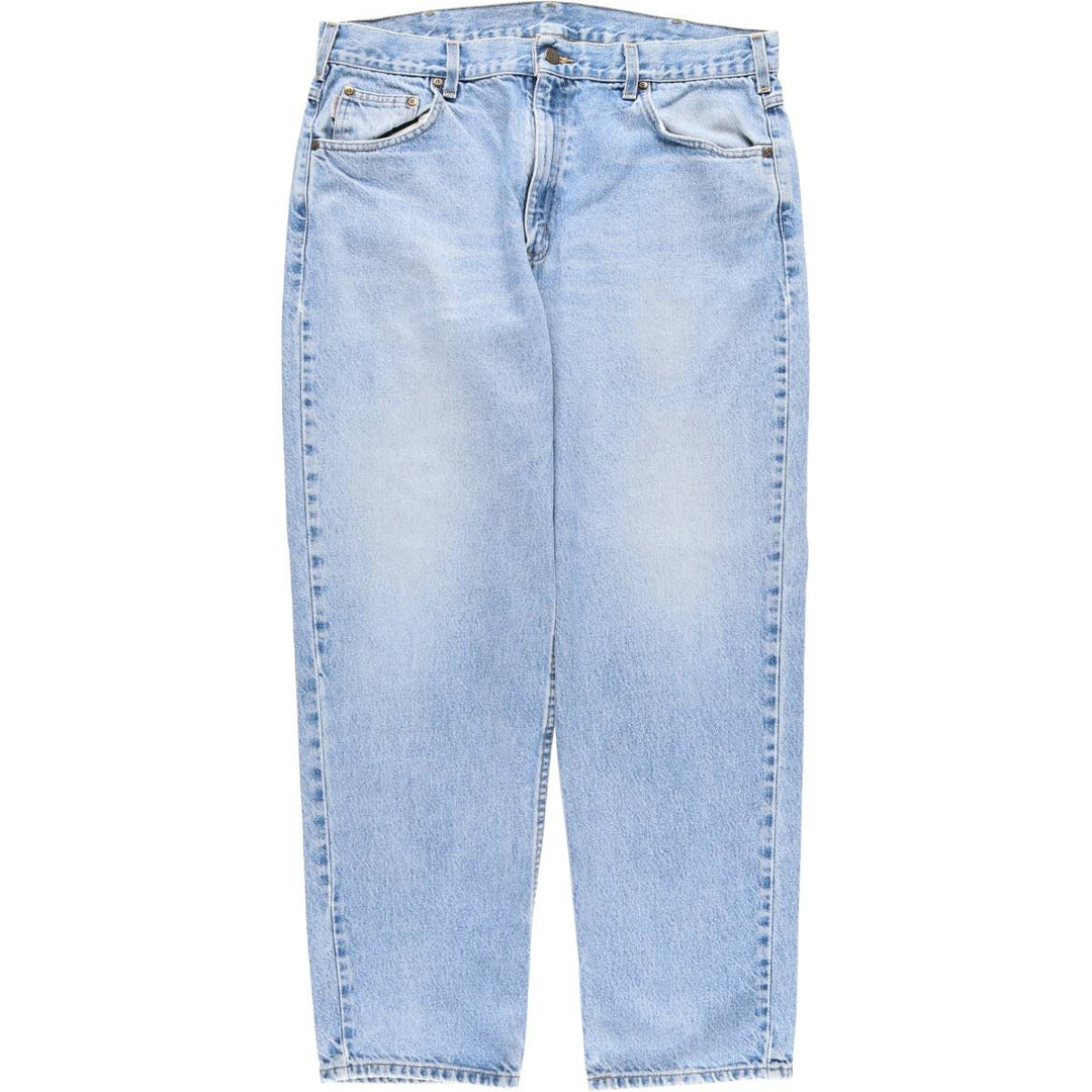 Carhartt Tapered Denim Pants for Men, W36 unclear blue type Vintage Second Hand