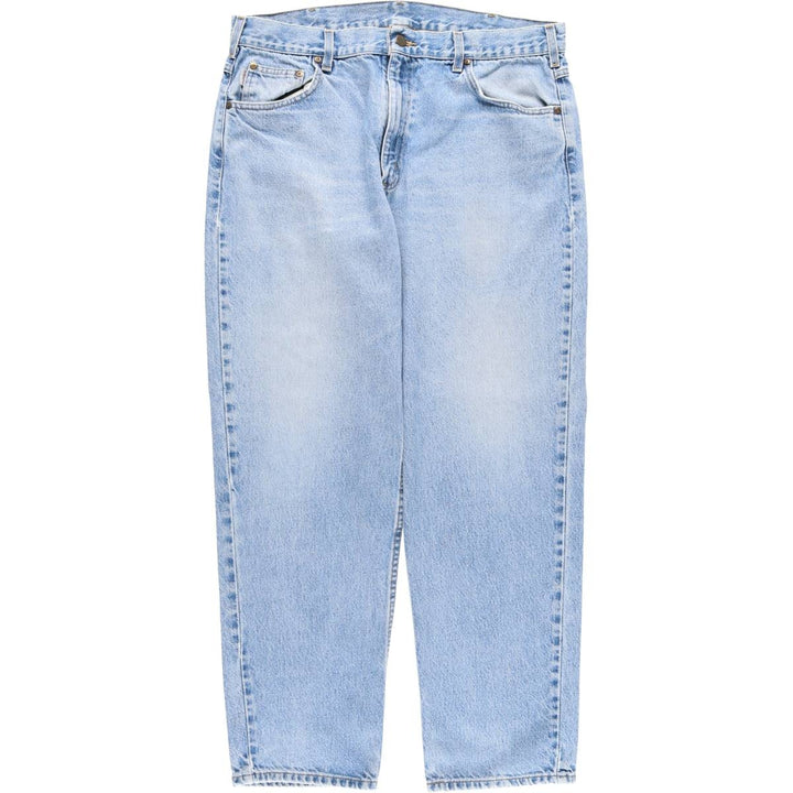 Carhartt Tapered Denim Pants for Men, W36 unclear blue type Vintage Second Hand