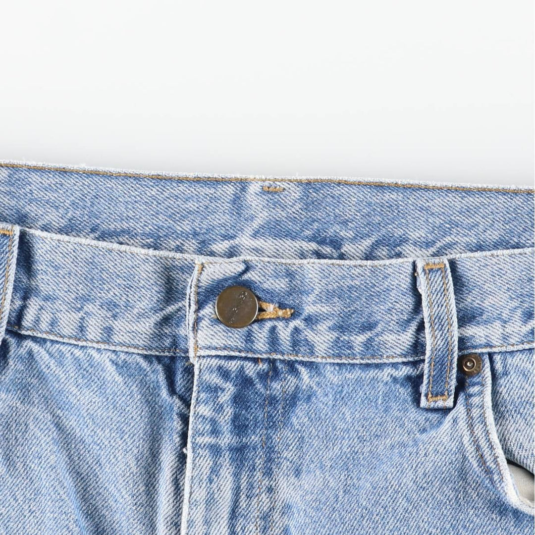 Carhartt Tapered Denim Pants for Men, W36 unclear blue type Vintage Second Hand