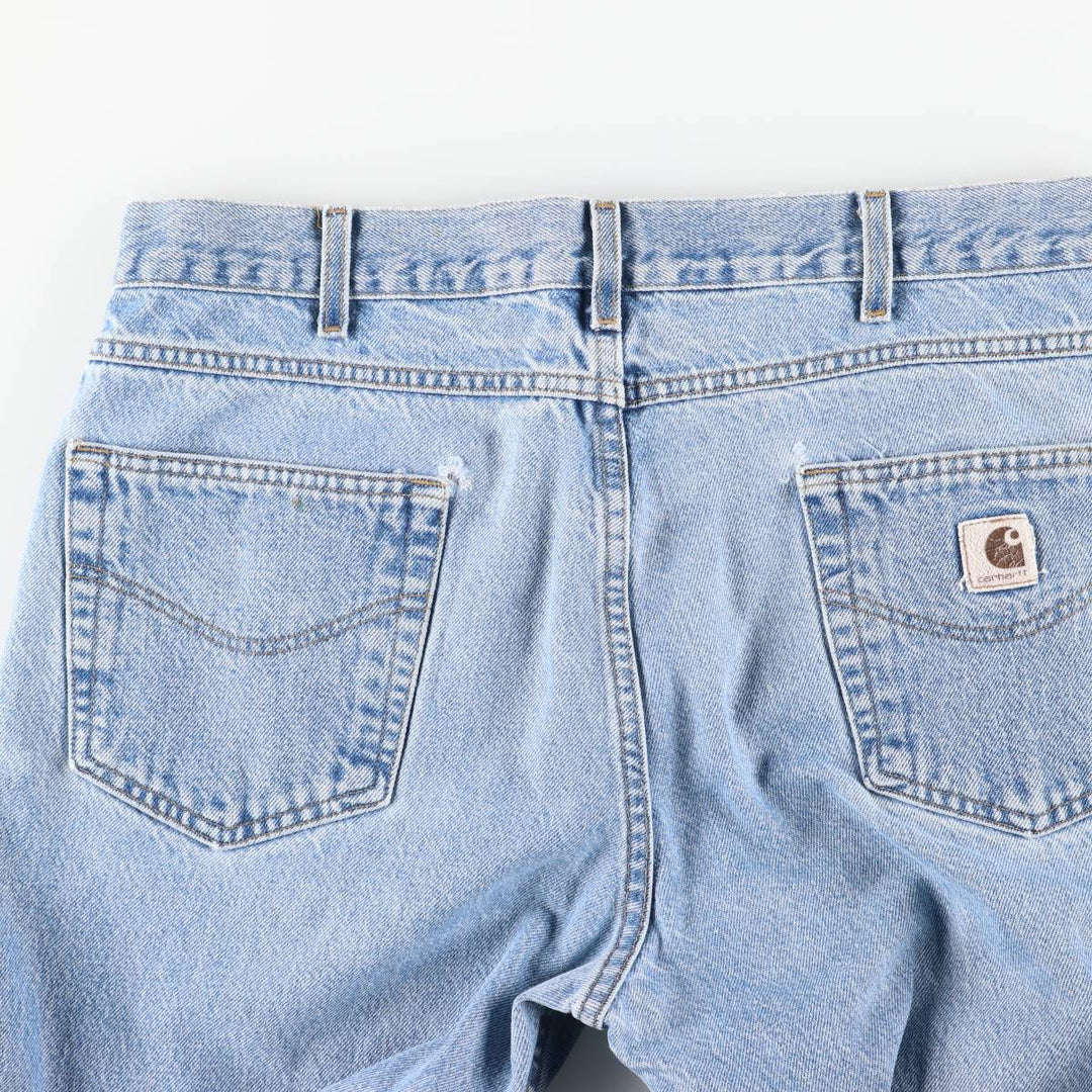 Carhartt Tapered Denim Pants for Men, W36 unclear blue type Vintage Second Hand