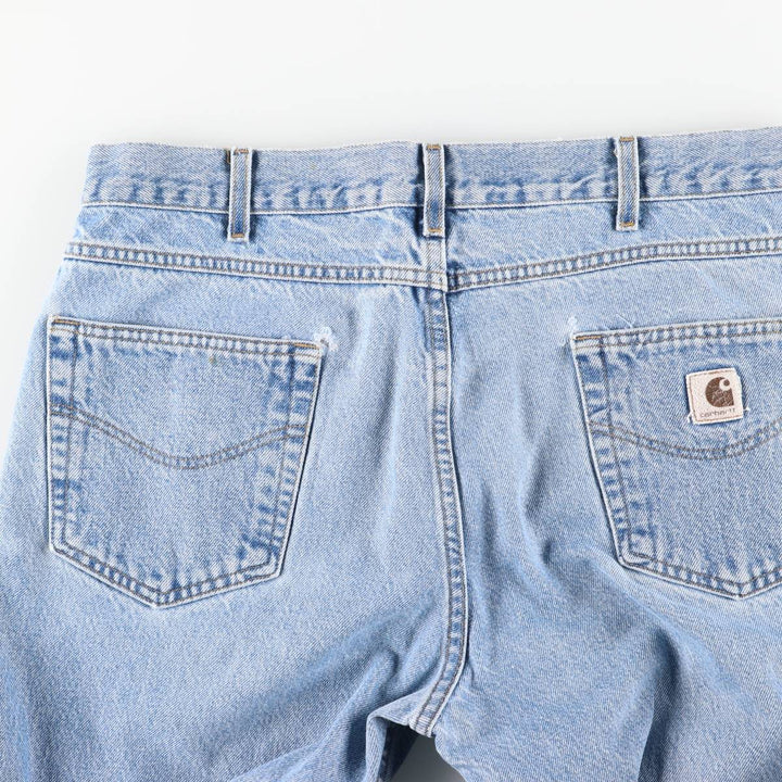 Carhartt Tapered Denim Pants for Men, W36 unclear blue type Vintage Second Hand