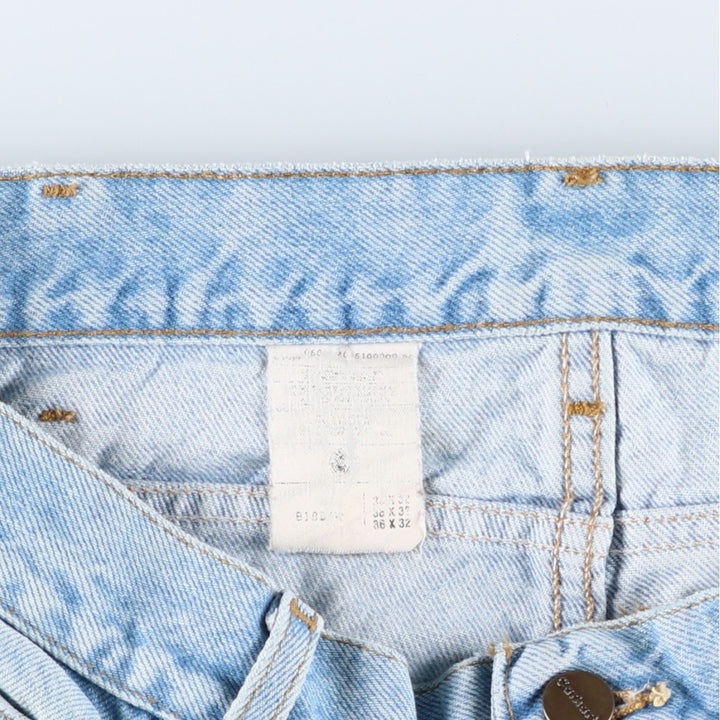Carhartt Tapered Denim Pants for Men, W35 equivalent unclear blue type Vintage Second Hand