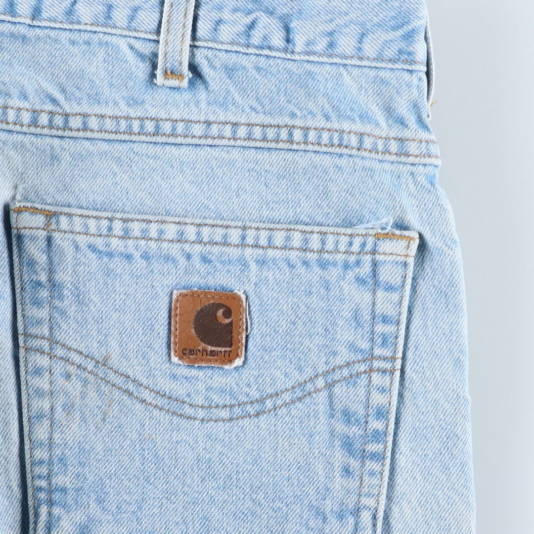Carhartt Tapered Denim Pants for Men, W35 equivalent unclear blue type Vintage Second Hand
