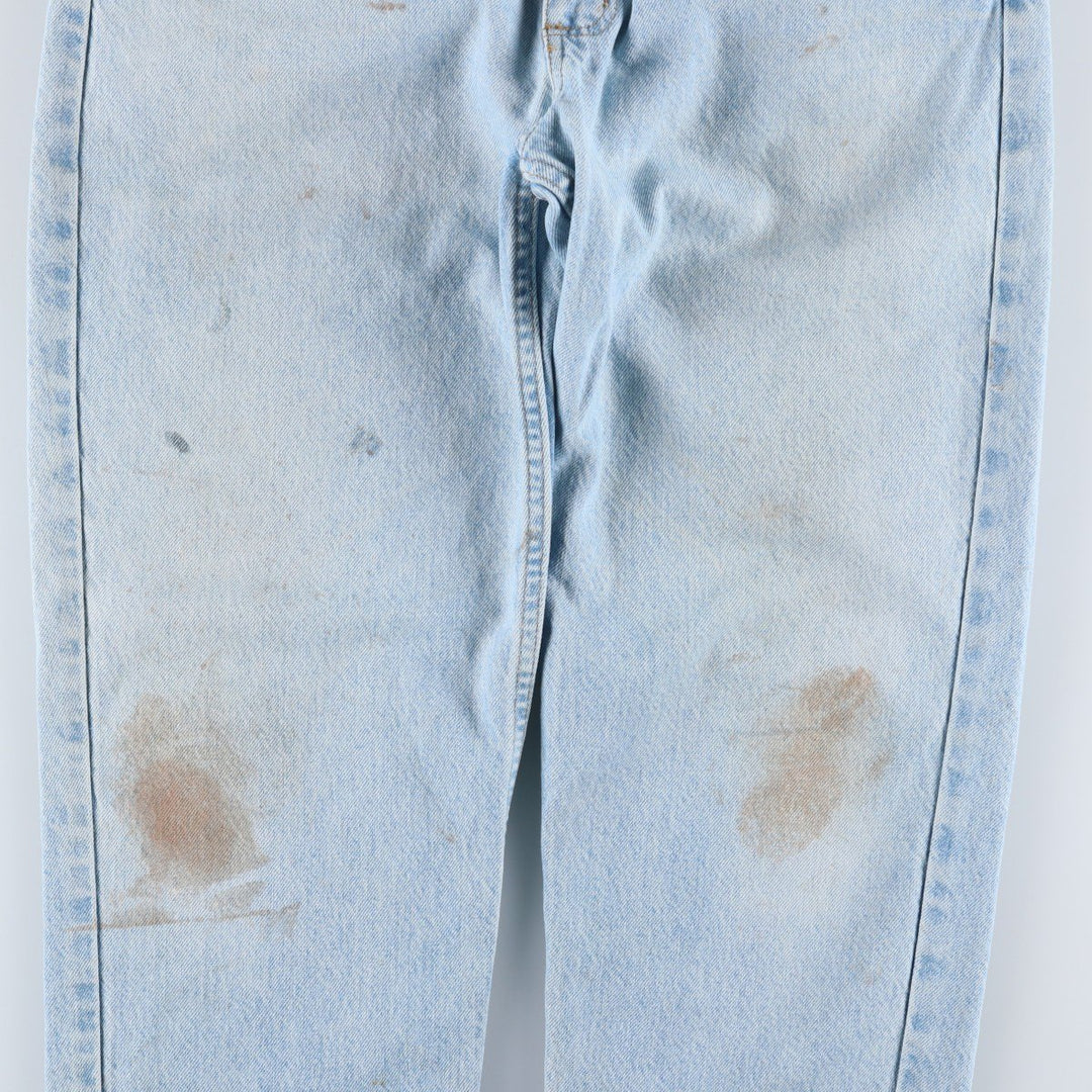 Carhartt Tapered Denim Pants for Men, W35 equivalent unclear blue type Vintage Second Hand