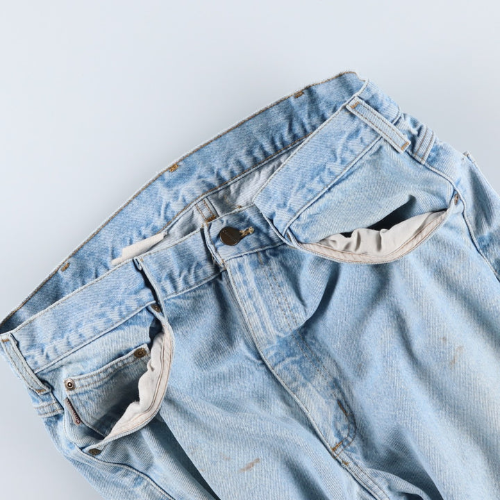 Carhartt Tapered Denim Pants for Men, W35 equivalent unclear blue type Vintage Second Hand