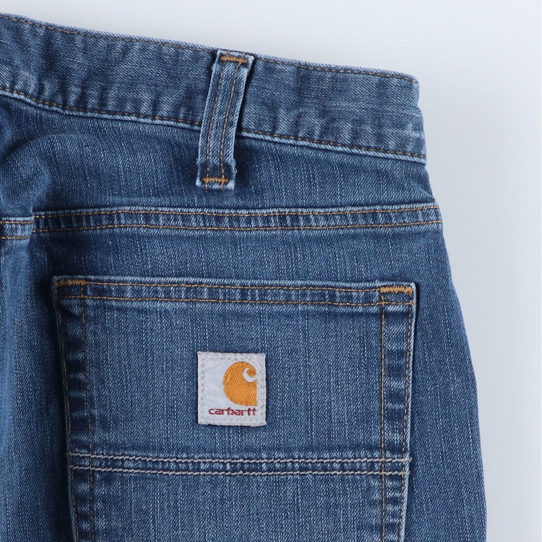 Carhartt Relaxed Fit Straight Denim Pants for Men, W32 equivalent cotton blue type Vintage Second Hand