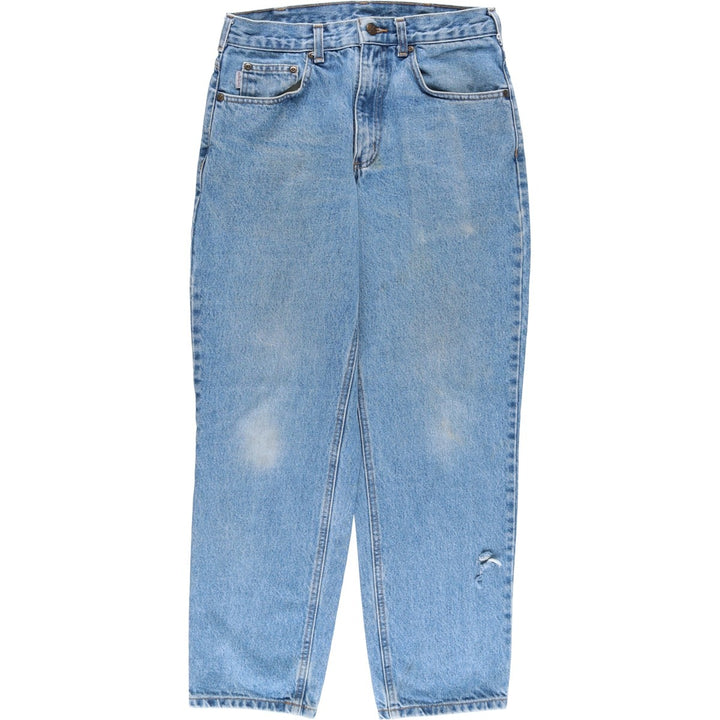 Carhartt Tapered Denim Pants for Men, W30 equivalent cotton blue type Vintage Second Hand