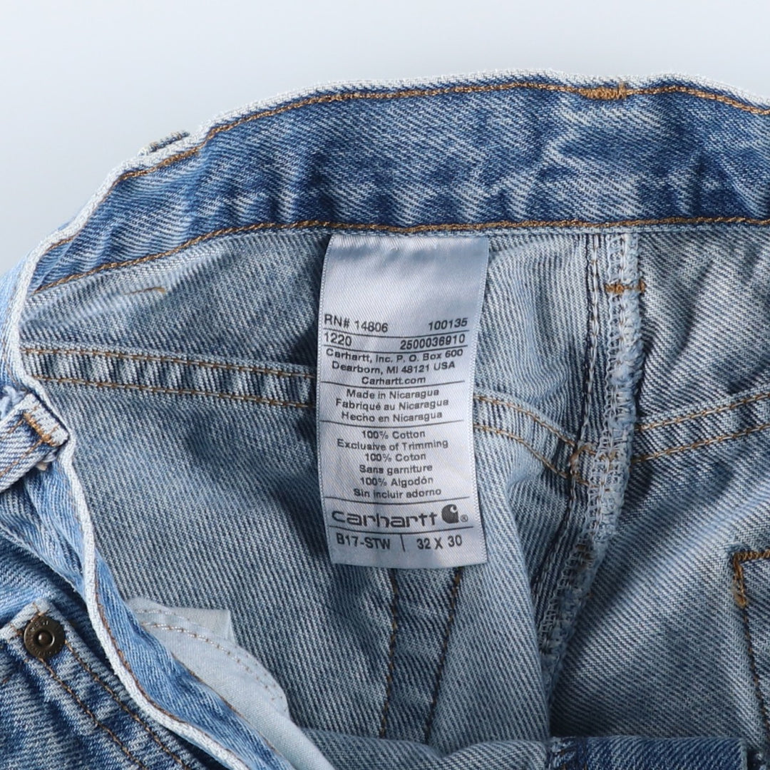 Carhartt Tapered Denim Pants for Men, W30 equivalent cotton blue type Vintage Second Hand