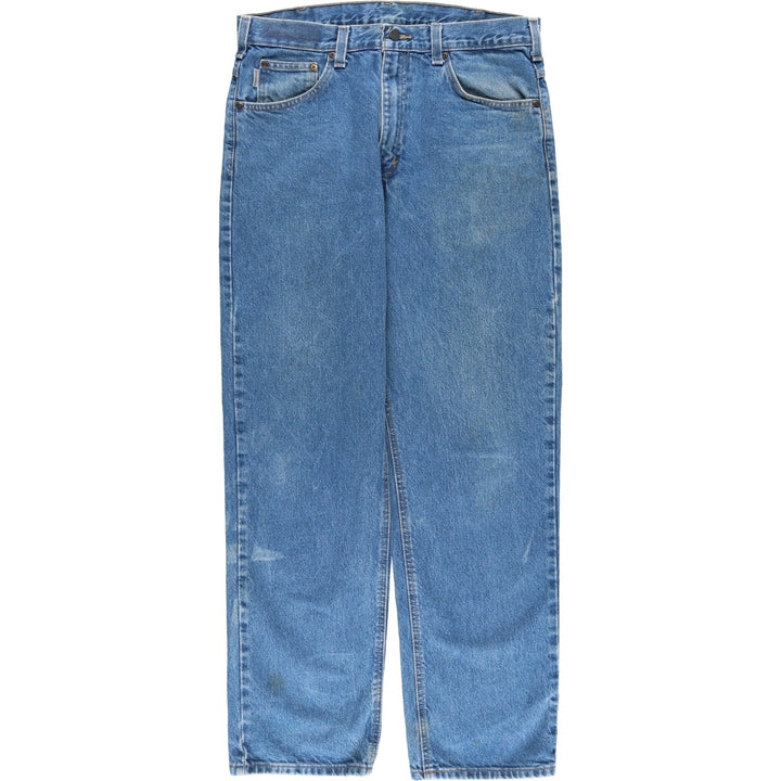 Carhartt Straight Denim Pants for Men, W32 equivalent unclear blue type Vintage Second Hand