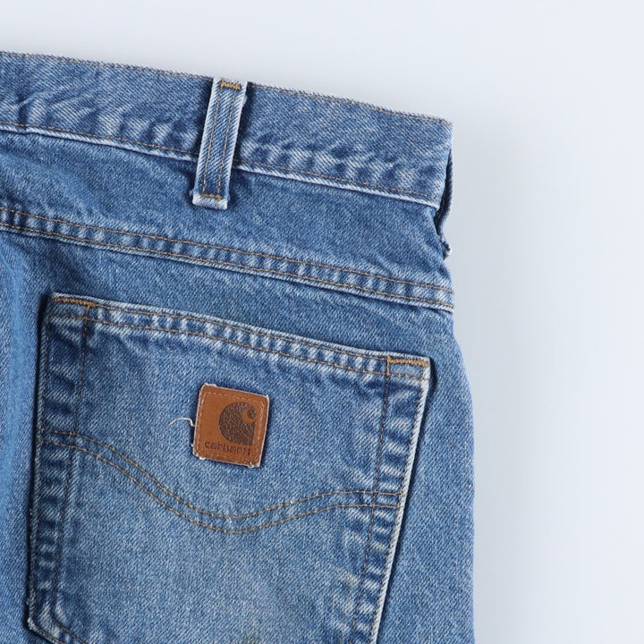 Carhartt Straight Denim Pants for Men, W32 equivalent unclear blue type Vintage Second Hand