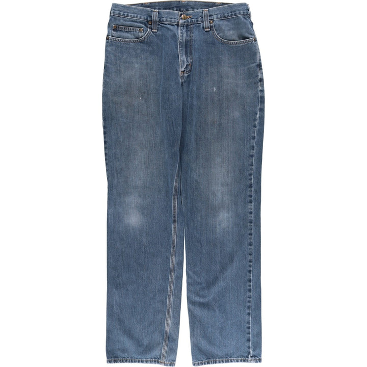 Carhartt Relaxed Fit Straight Denim Pants for Men, W32 equivalent cotton navy blue type Vintage Second Hand