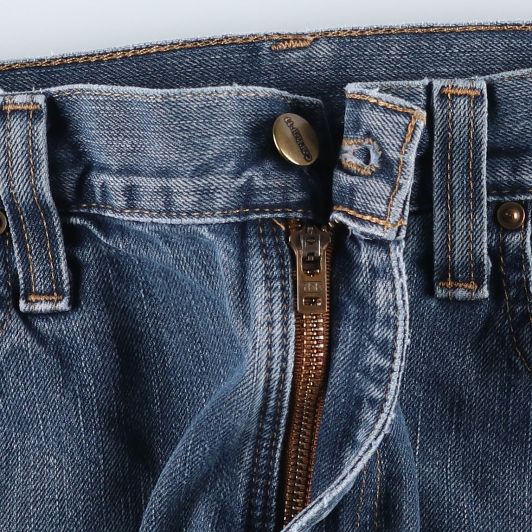 Carhartt Relaxed Fit Straight Denim Pants for Men, W32 equivalent cotton navy blue type Vintage Second Hand