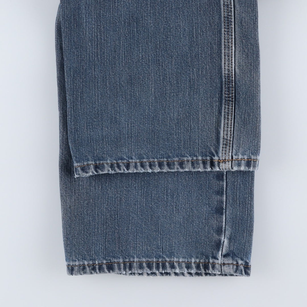 Carhartt Relaxed Fit Straight Denim Pants for Men, W32 equivalent cotton navy blue type Vintage Second Hand