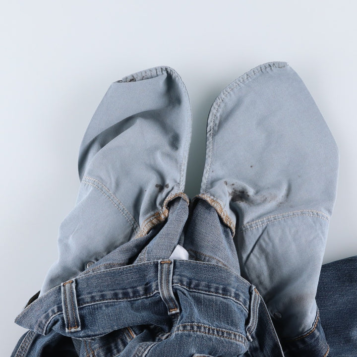 Carhartt Relaxed Fit Straight Denim Pants for Men, W32 equivalent cotton navy blue type Vintage Second Hand