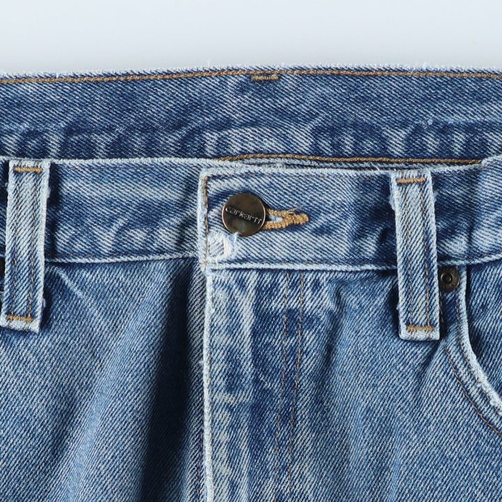 Carhartt Straight Traditional Fit Denim Pants, Men's, Size 34 cotton blue type Vintage Second Hand