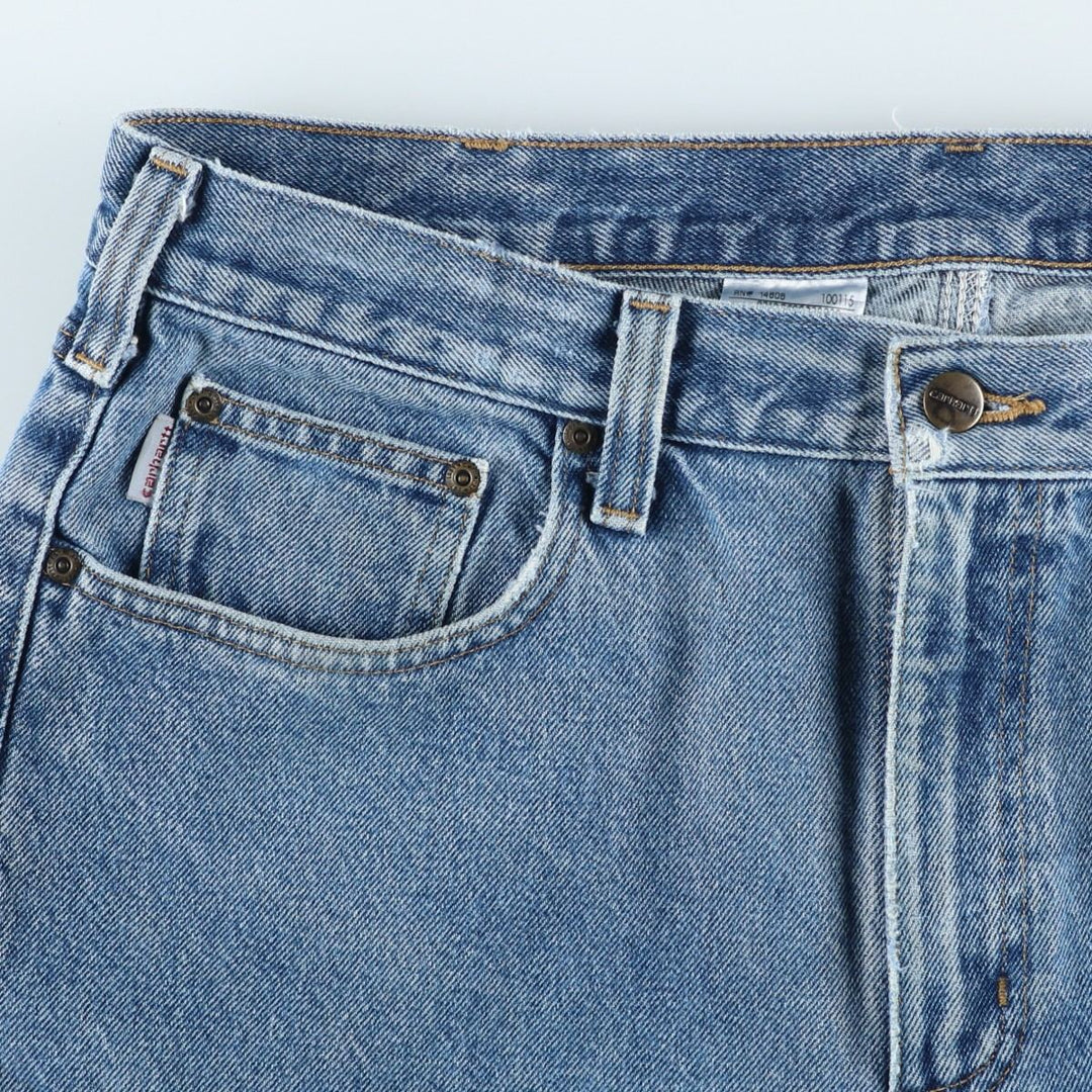 Carhartt Straight Traditional Fit Denim Pants, Men's, Size 34 cotton blue type Vintage Second Hand