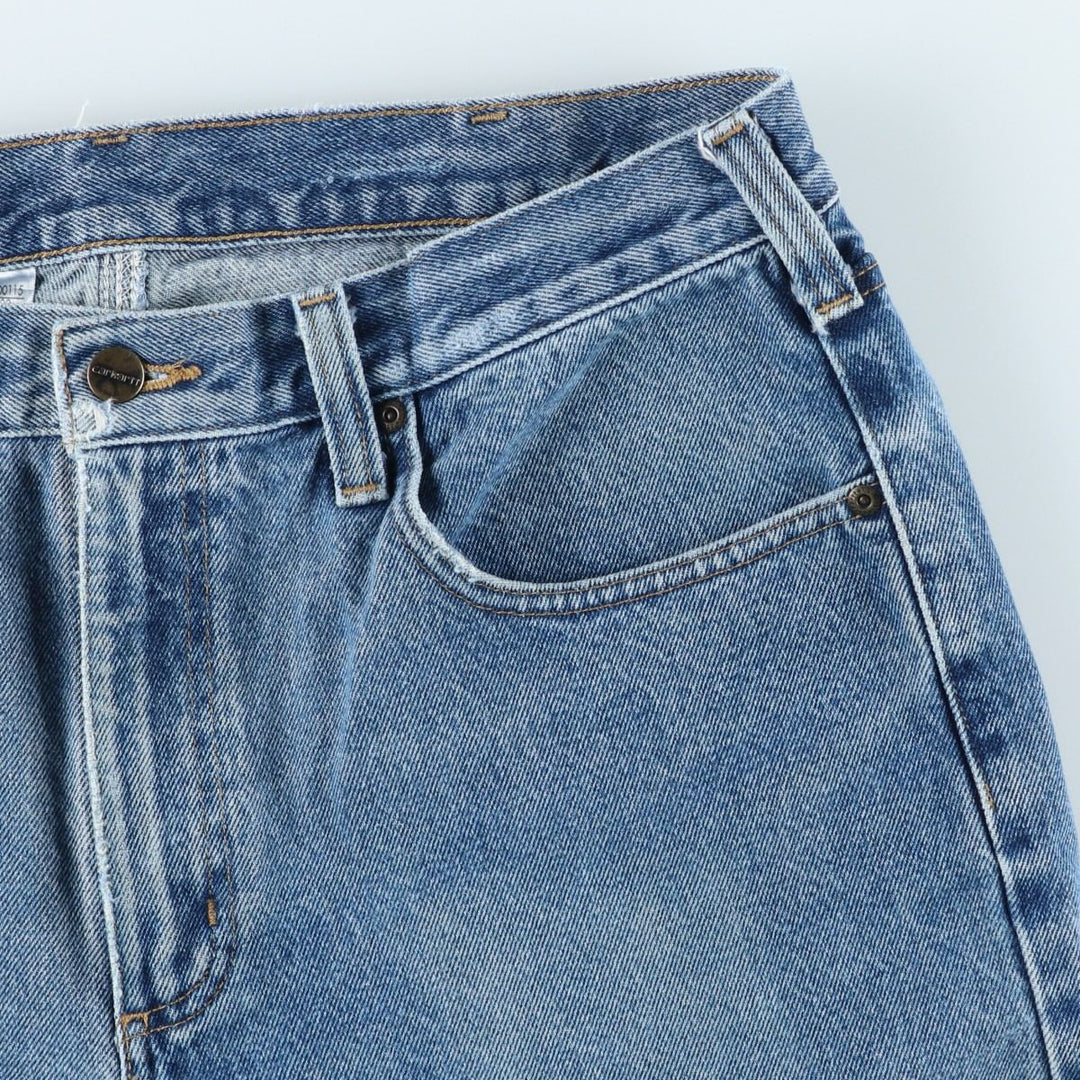 Carhartt Straight Traditional Fit Denim Pants, Men's, Size 34 cotton blue type Vintage Second Hand