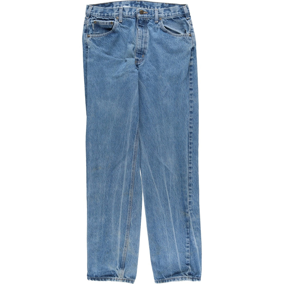 Carhartt Traditional FIT Tapered Denim Pants Men's W34 cotton blue type Vintage Second Hand