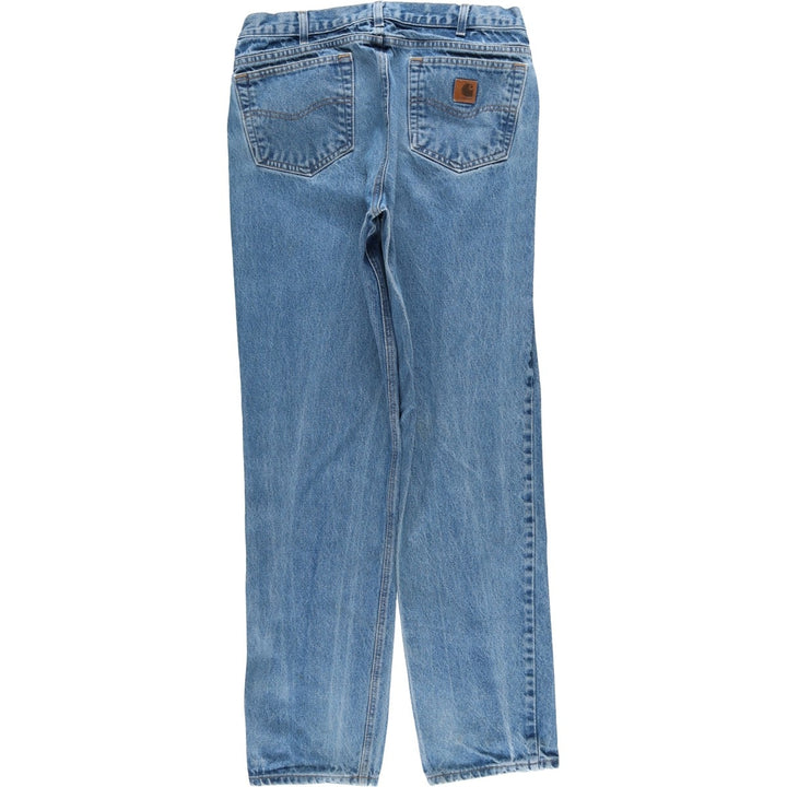 Carhartt Traditional FIT Tapered Denim Pants Men's W34 cotton blue type Vintage Second Hand