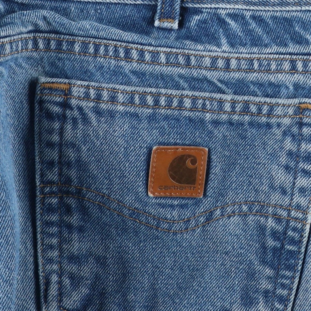 Carhartt Traditional FIT Tapered Denim Pants Men's W34 cotton blue type Vintage Second Hand