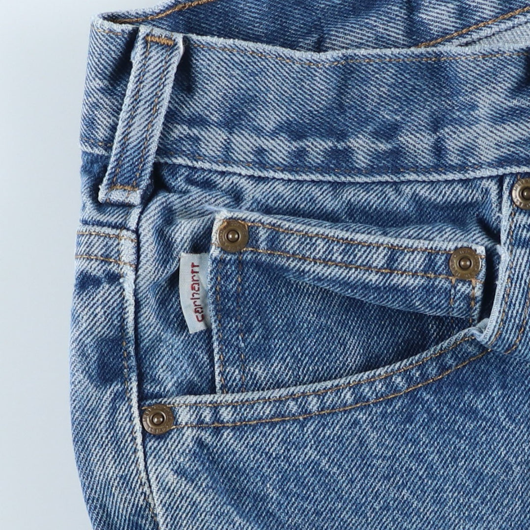 Carhartt Traditional FIT Tapered Denim Pants Men's W34 cotton blue type Vintage Second Hand