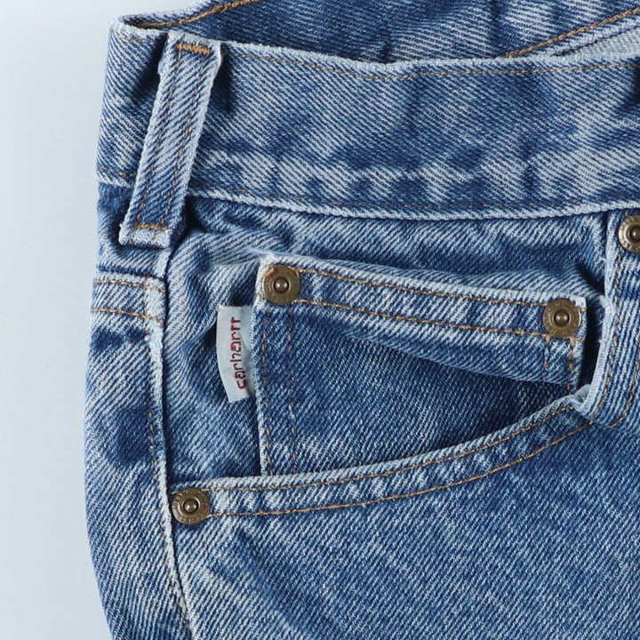 Carhartt Traditional FIT Tapered Denim Pants Men's W34 cotton blue type Vintage Second Hand