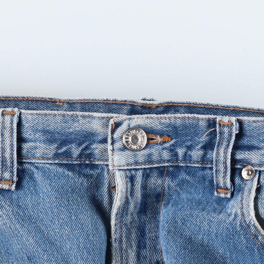 Ralph Lauren POLO RALPH LAUREN straight denim pants, made in the USA, men's size W34. cotton blue type Vintage Second Hand