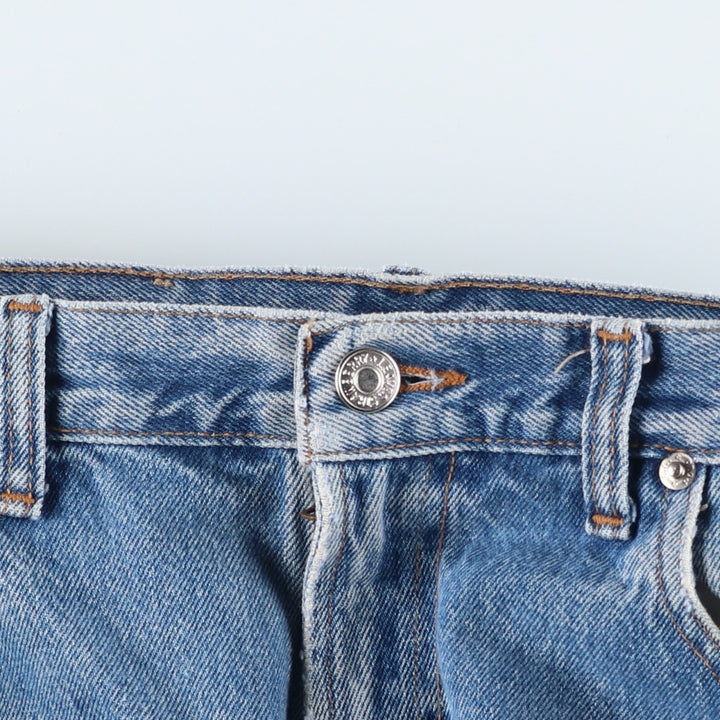 Ralph Lauren POLO RALPH LAUREN straight denim pants, made in the USA, men's size W34. cotton blue type Vintage Second Hand