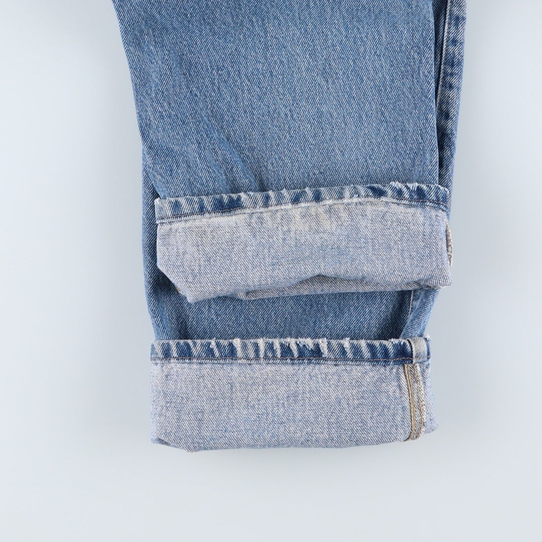 Ralph Lauren POLO RALPH LAUREN straight denim pants, made in the USA, men's size W34. cotton blue type Vintage Second Hand