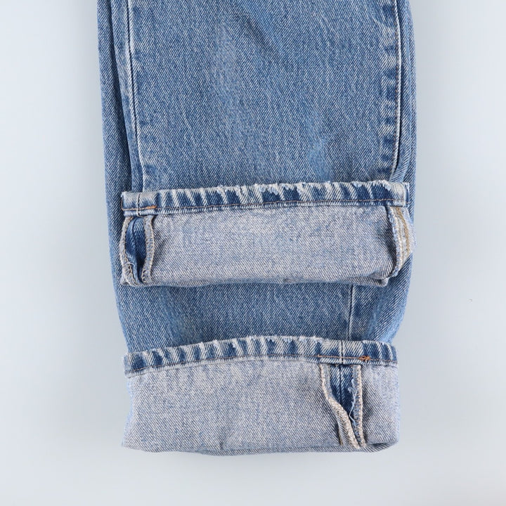 Ralph Lauren POLO RALPH LAUREN straight denim pants, made in the USA, men's size W34. cotton blue type Vintage Second Hand