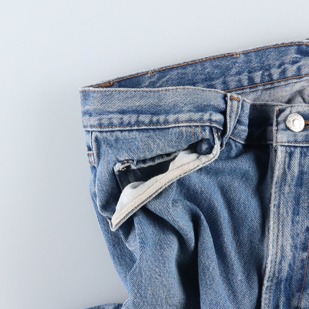 Ralph Lauren POLO RALPH LAUREN straight denim pants, made in the USA, men's size W34. cotton blue type Vintage Second Hand
