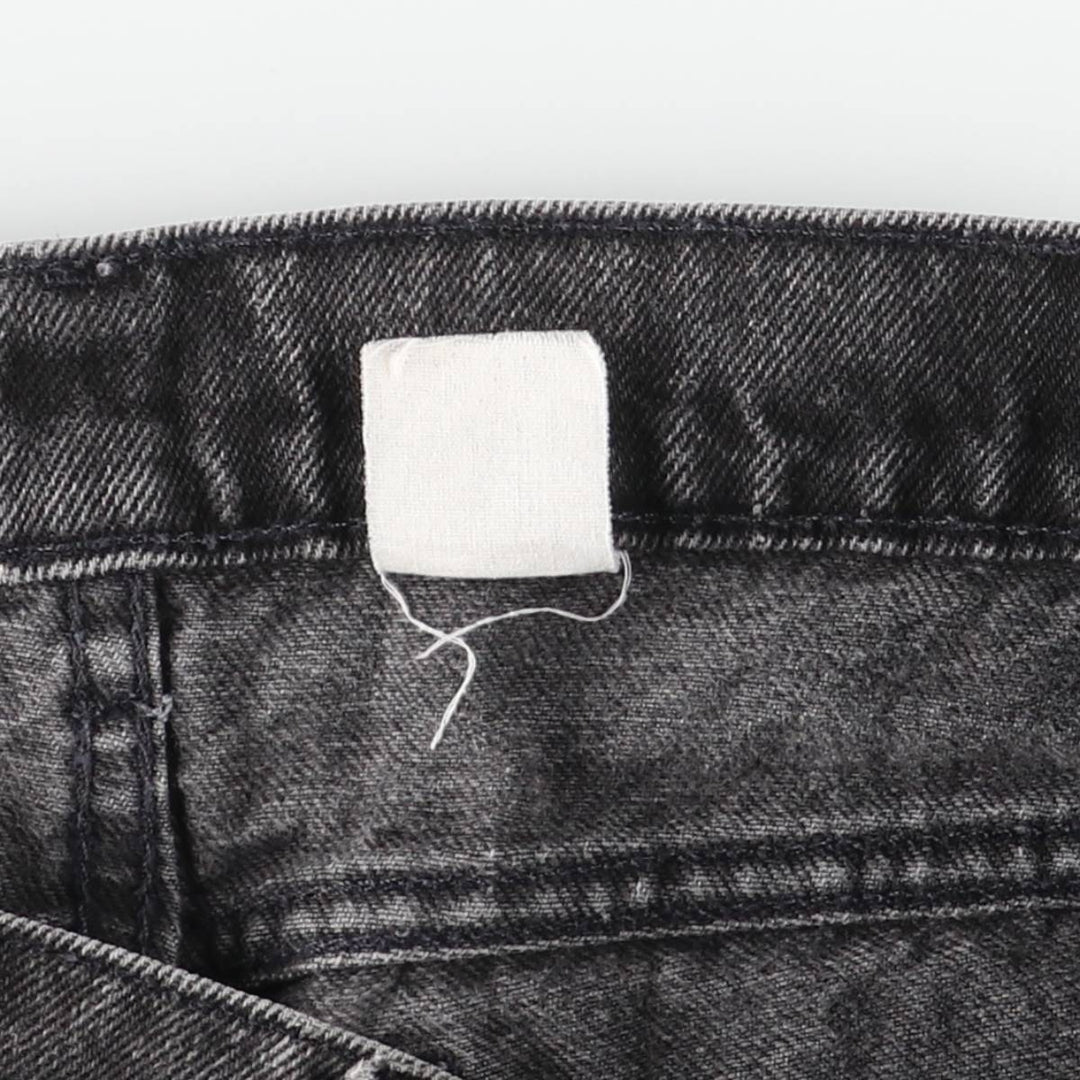 1990-2000 Levi's 550 Relaxed Fit Tapered Leg Denim Pants, Orange Tab, Black, Men's Size W31 unclear black type Vintage Second Hand