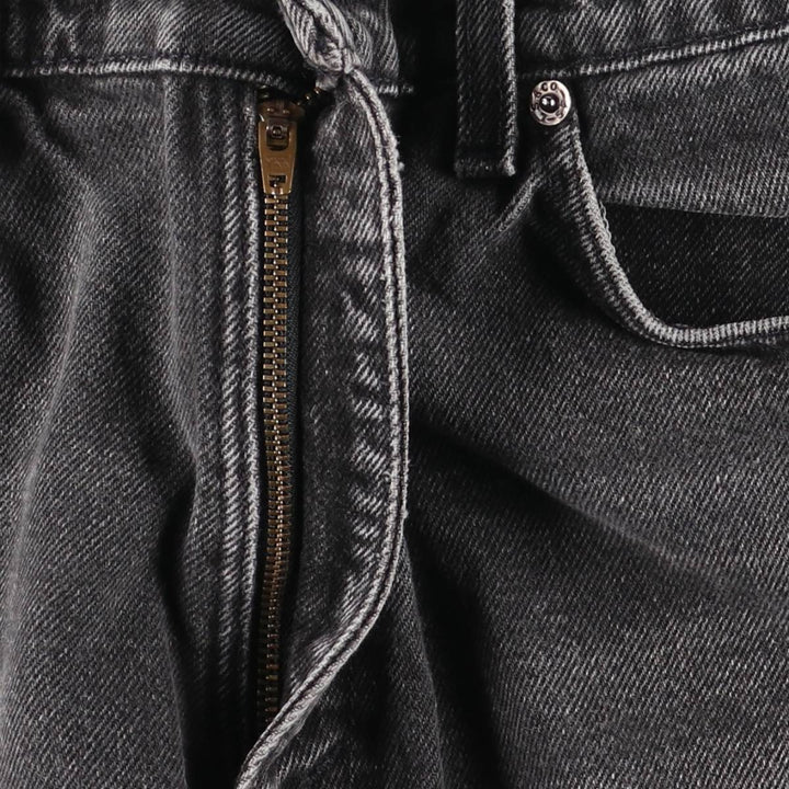 1990-2000 Levi's 550 Relaxed Fit Tapered Leg Denim Pants, Orange Tab, Black, Men's Size W31 unclear black type Vintage Second Hand