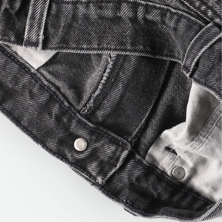 1990-2000 Levi's 550 Relaxed Fit Tapered Leg Denim Pants, Orange Tab, Black, Men's Size W31 unclear black type Vintage Second Hand