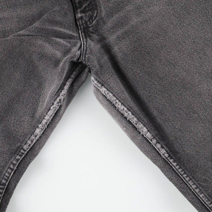 1990-2000 Levi's 550 Relaxed Fit Tapered Leg Denim Pants, Orange Tab, Black, Men's Size W31 unclear black type Vintage Second Hand