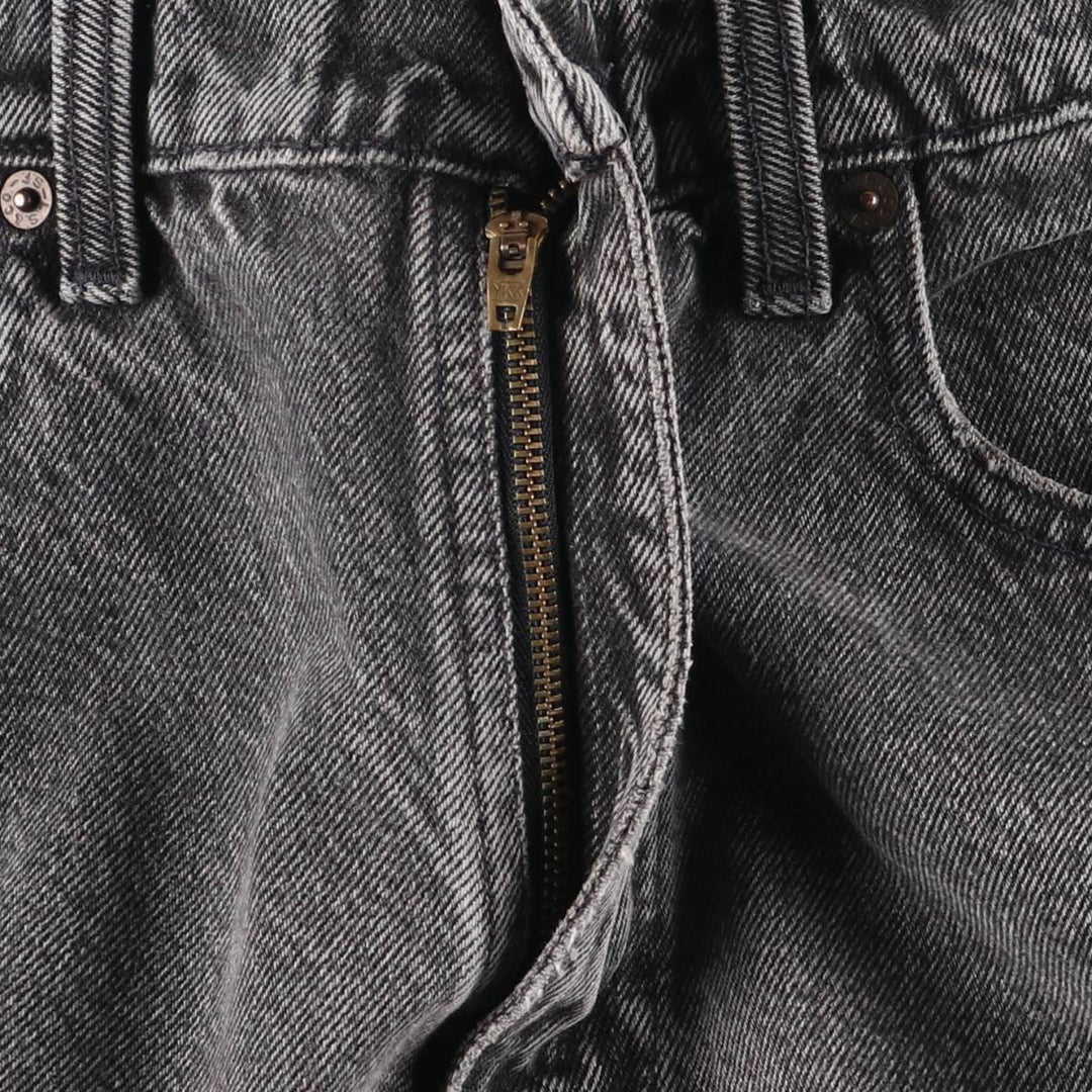 90s-00'S Vintage Levi's 550 Relaxed Fit Tapered Leg Black Denim Pants, Men's Size W31 unclear black type Vintage Second Hand