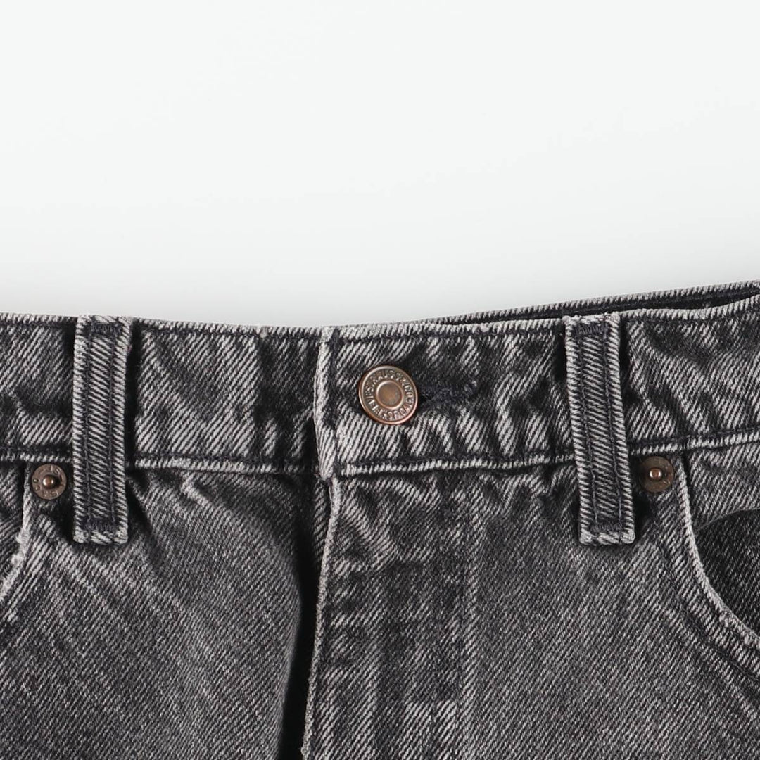 90s-00'S Vintage Levi's 550 Relaxed Fit Tapered Leg Black Denim Pants, Men's Size W31 unclear black type Vintage Second Hand