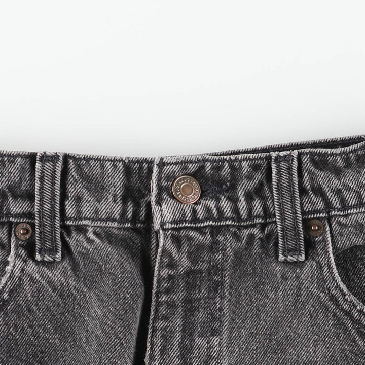 90s-00'S Vintage Levi's 550 Relaxed Fit Tapered Leg Black Denim Pants, Men's Size W31 unclear black type Vintage Second Hand