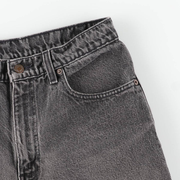 90s-00'S Vintage Levi's 550 Relaxed Fit Tapered Leg Black Denim Pants, Men's Size W31 unclear black type Vintage Second Hand