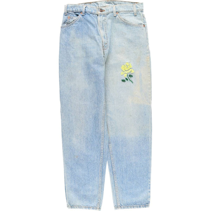90s-00'S Levi's 40550-0213 Orange Tab Tapered Denim Pants, Made in USA, Men's, Size W31, Vintage cotton blue type Vintage Second Hand