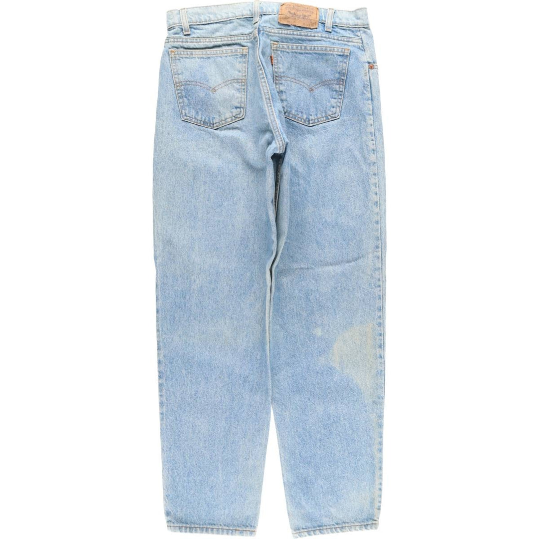 90s-00'S Levi's 40550-0213 Orange Tab Tapered Denim Pants, Made in USA, Men's, Size W31, Vintage cotton blue type Vintage Second Hand
