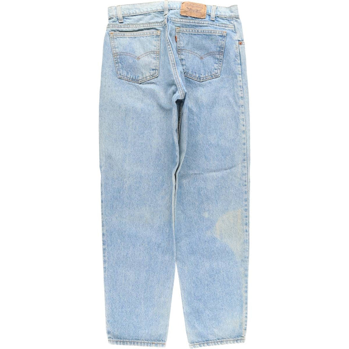 90s-00'S Levi's 40550-0213 Orange Tab Tapered Denim Pants, Made in USA, Men's, Size W31, Vintage cotton blue type Vintage Second Hand